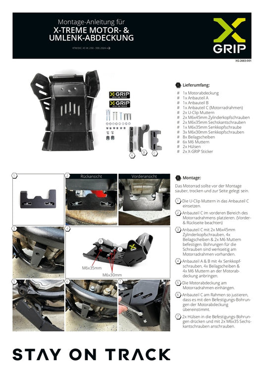 X-GRIP X-TREME Engine Cover KTM 2024<
