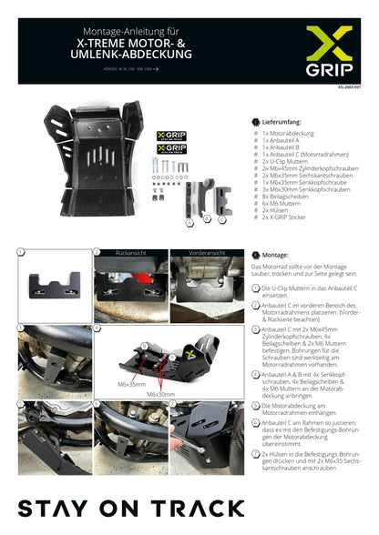 X-GRIP X-TREME Engine Cover KTM 2024<